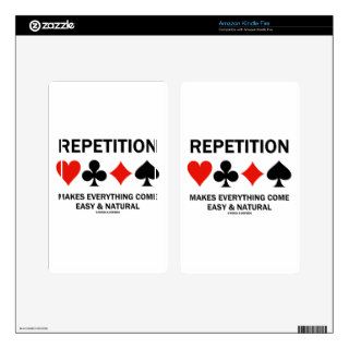 Repetition Makes Everything Come Easy Bridge Suits Kindle Fire Skin