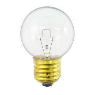 60G16.5 130V CS   130 volt, 60 watt, G16.5 Globe Light Bulb, Clear   Incandescent Bulbs  