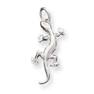 Sterling Silver Lizard Charm Jewelry