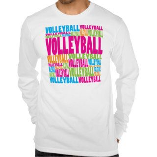 Colorful Volleyball T Shirt