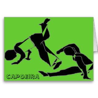 Card capoeira martial arts parabens birthday