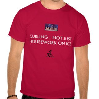 USA Curling   Not Just Housework On Ice T shirt