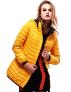 Maxchic Women's BASIC Puffer Jacket Slimming Down Coat with Hood D06536D12C Down Outerwear Coats