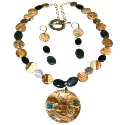 Susen Foster Designs 'Lake Country' Necklace and Earring Set Susen Foster Jewelry Sets