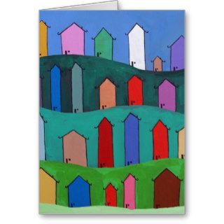 Welcome to your new home. greeting card