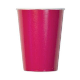 Fuchsia Cups Party Accessory (1 count) (10/Pkg) Kitchen & Dining