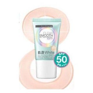 SmileThailand Maybelline Clear Smooth Bb White Cream Spf 50 Pa++ 8 in 1 