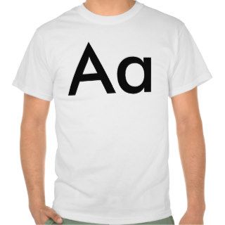 Aa letter T Shirt