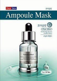 Nesura Dear Skin Ampoule Face Mask Pore Slim  Facial Treatment Products  Beauty