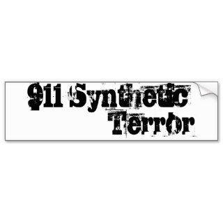 911 Synthetic Terror Bumper Sticker