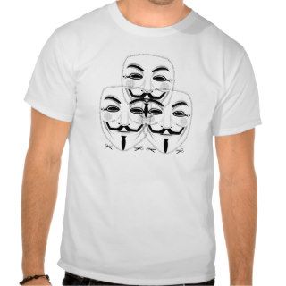Anonymous  Guy Fawkes Mask T Shirt
