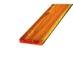 1 in. x 6 in. x 8 ft. #2 & BTR Wood Western Red Cedar Pre Stained Picket LSRBRCF21608