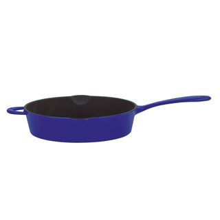 Mario Batali by Dansk Classic Blue 12 inch Cast Iron Open Saute Pan Dansk Pots/Pans