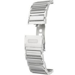 Rado Men's 'Integral Jubile' Ceramic/ Steel Quartz Diamond Watch Rado Men's Rado Watches