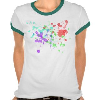 splatter paint tee shirts