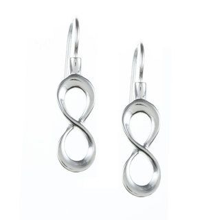 La Preciosa Sterling Silver Infinity Figure 8 Earrings La Preciosa Sterling Silver Earrings