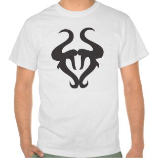 Zodiac Star Sign Taurus Tattoo Designer T Shirt