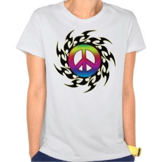 Rainbow Peace Tattoo Shirt