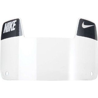 Nike Gridiron Eye Shield with Decals (Clear/White/Black)  Nike Football Visor  Sports & Outdoors