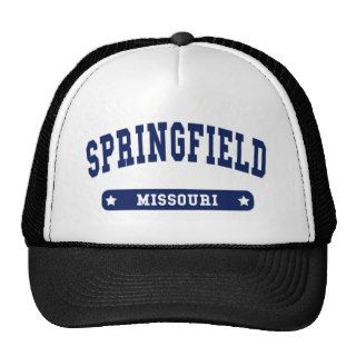Springfield Missouri College Style tee shirts Mesh Hats