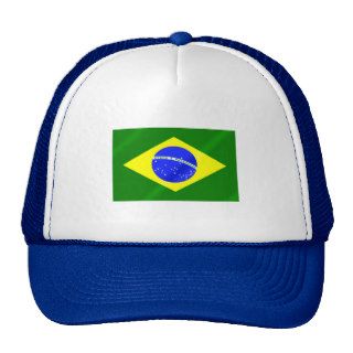 Brazilian flag of Brazil gifts and tees Trucker Hats