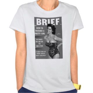 Kitsch Vintage Brief Men's Magazine Cover Pin Up T Shirts