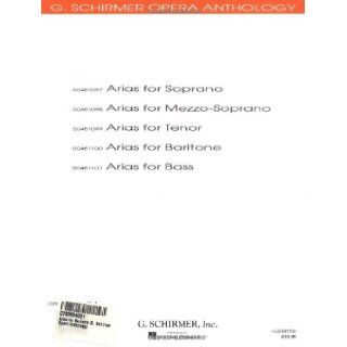 Arias for Baritone G. Schirmer Opera Anthology Hal Leonard Corp., Robert L. Larsen 9780793504039 Books