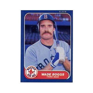 1986 Fleer #341 Wade Boggs Sports Collectibles