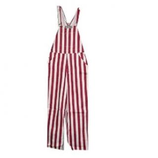 40  Crimson & White Striped Overalls Clothing