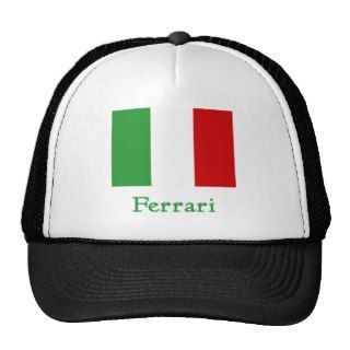 Ferrari Italian Flag Hats