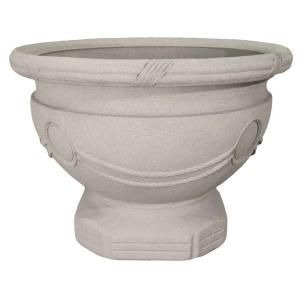 Tuscany 18 in. Cement Color Resin Urn US303594