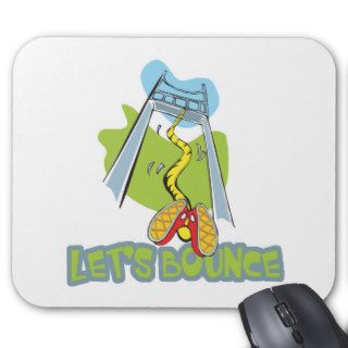 Lets Bounce Bungee Jumping Mouse Pad