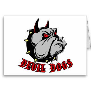 Bulldog Devil Dogs Cards