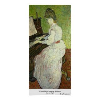 Mademoiselle Gachet at the Piano by van Gogh Poster