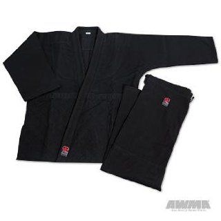 ProForce Impact Double Weave Judo Uniform   Black   Size 4  Martial Arts Uniform Jackets  Sports & Outdoors