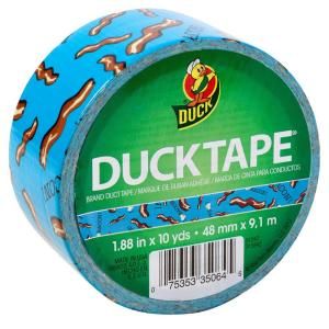 Duck 1.88 in. x 10 yds. Bacon Duct Tape (6 Pack) 281730