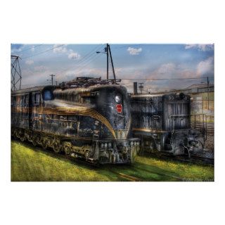 4919   Pennsylvania Railroad electric locomotive Posters