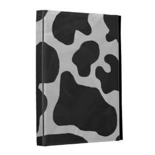 Cow Black and White Print iPad Cases