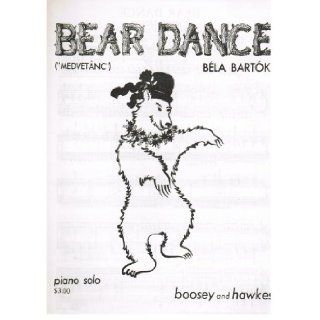 Bartok   Bear Dance (Medvetanc) Piano Sheet Music Bela Bartok Books