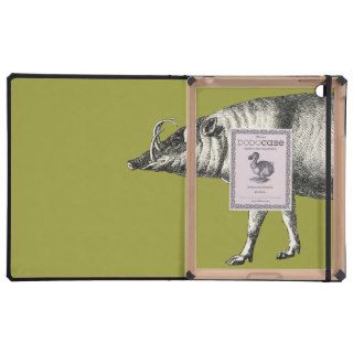 Babirusa Wild Pig Boar Hog Warthog Vintage iPad Cases