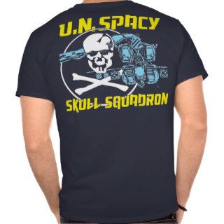 Blue Skull and Launch Arm Macross Shirt