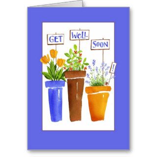Get Well soon Greeting Card