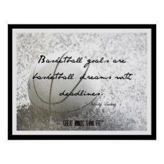 Basketball Poster with Quote 005