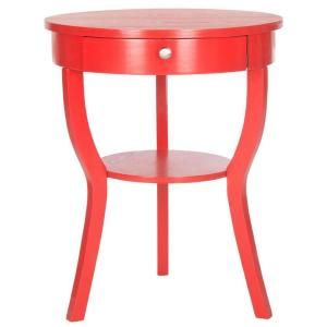 Safavieh Kendra Hot Red End Table AMH6620E