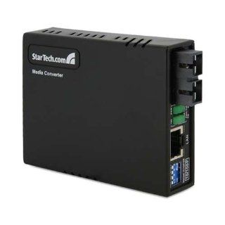 StarTech 10/100 Multi Mode Fiber to Ethernet Media Converter SC 2km with PoE   BH4481 Computers & Accessories