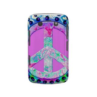 Psychedelic Peace Sign Abstract Art Blackberry Bold Cover