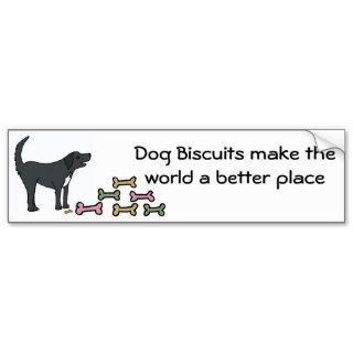 CA  Dog Biscuit cartoon stickerBumper Sticker