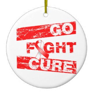 MDS Go Fight Cure Christmas Ornaments