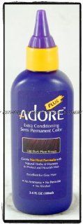 Adore Plus #348 DARK PLUM BROWN 3.4 FL OZ  Chemical Hair Dyes  Beauty
