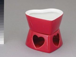 Harold Import NT349 Heart Shaped Porcelain Fondue Pot 5" Kitchen Products Kitchen & Dining